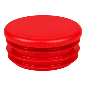 Inslagdop rond Ø 30 mm, rood