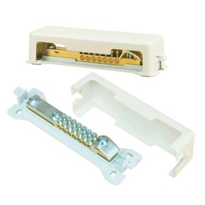 Pawbol Potentiaalvereffeningsrail 8 aansluitingen koperen rail