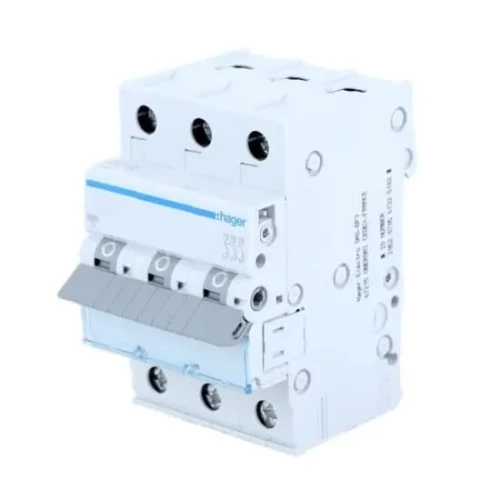 HAGER overstroomschakelaar B 10A 3P 6kA MBN310E GPV-401-22