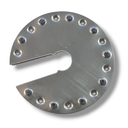Aardingsmat variant IV rond met uitsparing Ø44mm PV-20-04