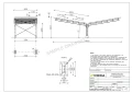Carport Fotovoltaïsche schuur voor 2 Voertuigen T 11,4m x 3,3m Zonnecarport GPV-101-08 (4)