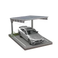 Carport Fotovoltaïsche schuur voor 1 Voertuig L 5,7m x 3,3m Zonnecarport GPV-101-06
