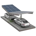 Carport Fotovoltaïsche schuur voor 2 Voertuigen T 11,4m x 3,3m Zonnecarport GPV-101-08