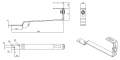 Dakhaak Verstelbaar voor Schuine Daken 306mm - Roestvrij Staal (Beverstaart) PV-08-20 (2)