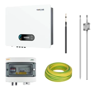 Complete elektrische kit voor fotovoltaïsche panelen met 5,5KTLX-G3 3F 2MPPT Sofar-omvormer