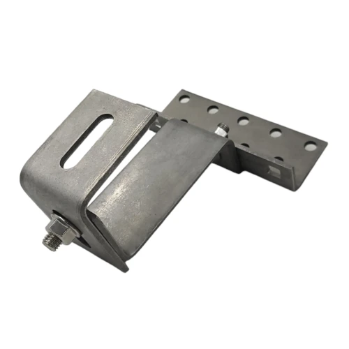 T-haak 120 mm (4-4-4) breedte 50 gat.1.4016 verstelbaar VARIO PV-08-41