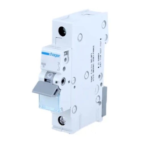 Overstroomschakelaar B 10A 1P 6kA MBN110E HAGER GPV-401-42