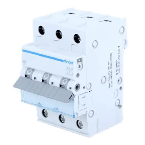 Overstroomschakelaar C 25A 3P 6kA MCN325E HAGER GPV-401-59