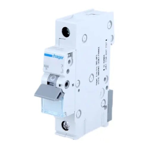 Overstroomschakelaar B 6A 1P 6kA MBN106E HAGER GPV-401-65
