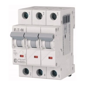 Overstroomschakelaar B 20A 3P 6kA HN-B20/3 xPole Home 194882 EATON