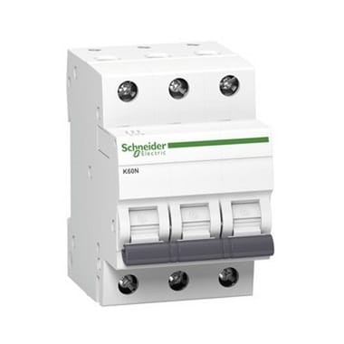 Overstroomschakelaar B 16A 3P 6kA K60N-B16-3 Acti9 A9K01316 SCHNEIDER ELECTRIC GPV-401-74