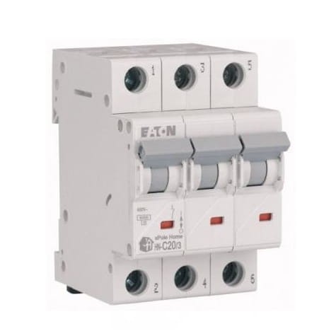 Eaton piekstroomonderbreker C 20A 3P 6kA GPV-401-88