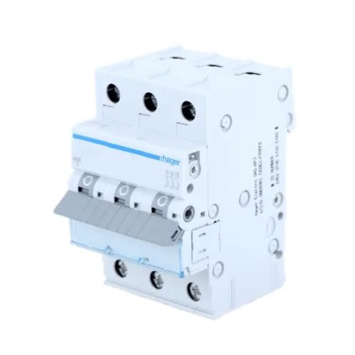 Overstroomschakelaar B 32A 3P 6kA MBN332E HAGER GPV-401-119
