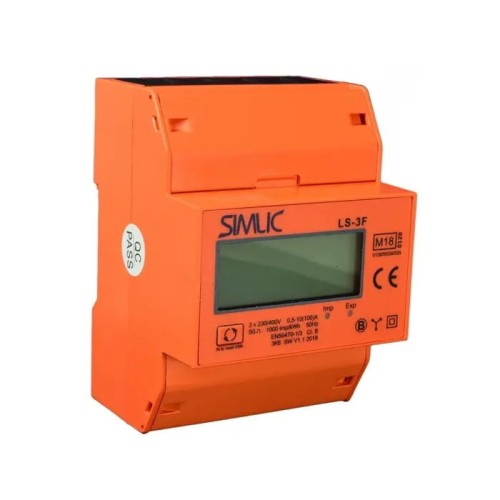 3-fasige elektriciteitsmeter 100A SIMLIC LCD-3F/4M 85402010 SIMET GPV-401-149