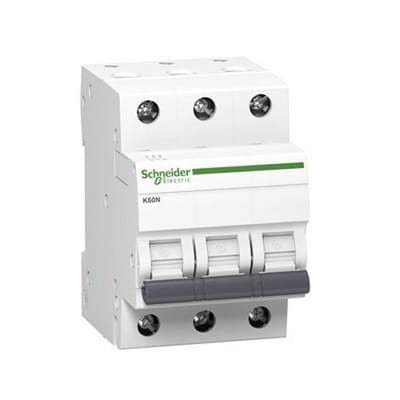 Overstroomschakelaar B 25A 3P 6kA K60N-B25-3 Acti9 A9K01325 SCHNEIDER ELECTRIC GPV-401-153