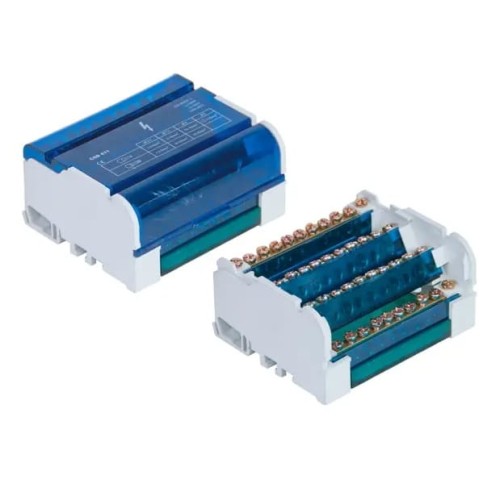 Schakelblok 4-polig 125A 500V 11-polig TH35 E.4077 PAWBOL GPV-401-172