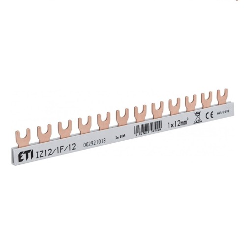 Geïsoleerd rail IZ12 1F 12 80A 002921018 ETI GPV-401-174