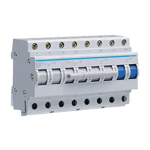 Modulaire stroomschakelaar I-0-II (1-0-2) 3P+N 63A 400VAC SF463 HAGER