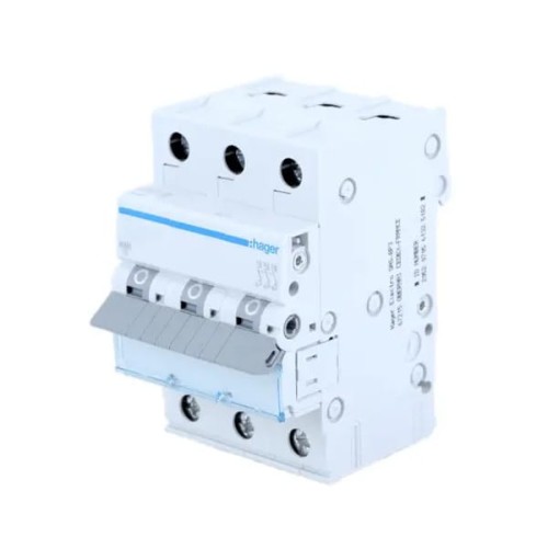 Overstroomschakelaar B 6A 3P 6kA MBN306E HAGER GPV-401-194