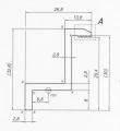 Eindklem H30 Aluminium 6060 Gat M8 gelakt PV-03-30 (2)