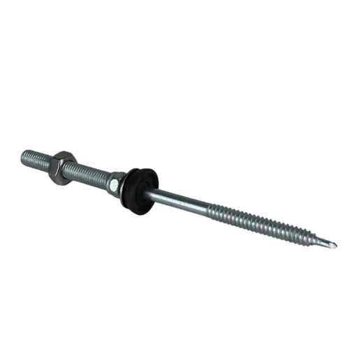 Dubbele Draadschroef - M10x50 - 185mm - EJOT JT3-SB-3x155 DIN 934 voor Stalen Onderconstructies PV-06-04