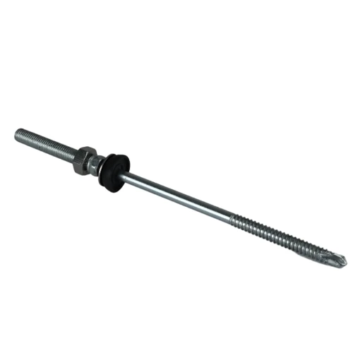 Dubbele Draadschroef - M10x70 - 225mm - EJOT JT3-SB-3x155 DIN 934 voor Stalen Onderconstructies PV-06-05