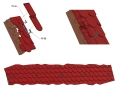 Dakhaak Verstelbaar voor Schuine Daken 306mm - Roestvrij Staal (Beverstaart) PV-08-20 (3)