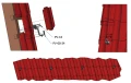 Dakhaak Vario Klasse 5-6-5 - 3x Verstelbaar Roestvast Staal 1.4016 - 120 mm - Versterkt PV-08-34 (3)