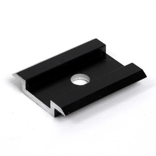 Centrale Klem - Gat M8 - Aluminium 6060 - H8 Geanodiseerd PV-04-04