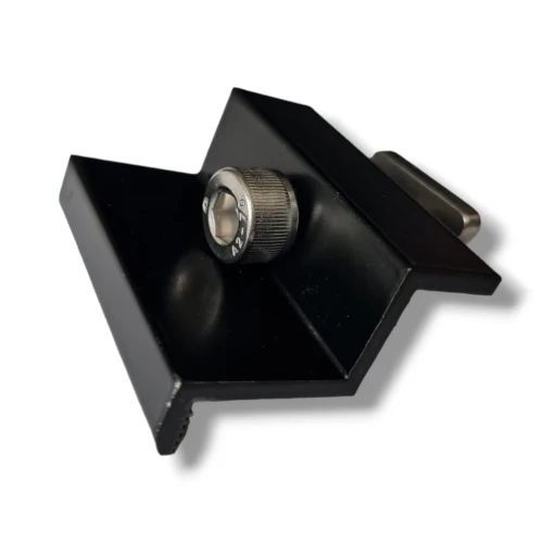 Eindklem 35mm met Schroef en Inzetstuk - Zwart Gelakt PV-03-25