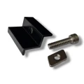 Eindklem 35mm met Schroef en Inzetstuk - Zwart Gelakt PV-03-25 (2)
