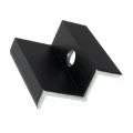 Eindklem - M8 Gat - Aluminium 6060 - H35 Geanodiseerd PV-03-06