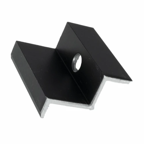 Eindklem - M8 Gat - Aluminium 6060 - H35 Geanodiseerd PV-03-06