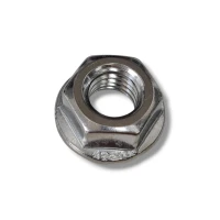 Zeskantige Flensmoeren M8 met Sluittanden DIN 6923