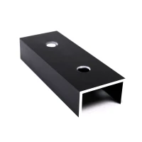 Profiel Connector 12cm Geanodiseerd