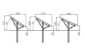 Grondconstructie voor zonnepaneel Strong 4 panelen Montagesysteem T1V GPV-KN1-S4 (2)