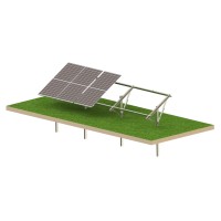 Zonne-KIT T1V Strong – grondconstructie PV voor 6 panelen