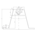 Trapeziumbrug 33cm H-70 van EPDM voor Daken van Trapeziumplaat Type 2 voor Hogere Dakaansluitingen PV-02-06 (2)