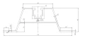 Trapeziumbrug 40cm H-40 Gemaakt van EPDM voor Trapeziumvormige Plaatstalen Daken PV-02-03-02 (2)