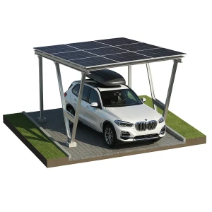 Carport Fotovoltaïsch VICA voor 1 voertuig SOLO Zonne-overkapping