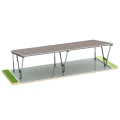 Carport Fotovoltaïsch VICA voor 4 voertuig Zonne-overkapping 2x2 modules GPV-105-04 (2)