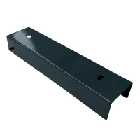 C-profiel connector beugel voor funderingsplaat 250x55 antraciet grafiet