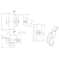 Eindklem 35mm met Schroef en Inzetstuk - Zwart Gelakt PV-03-25 (3)
