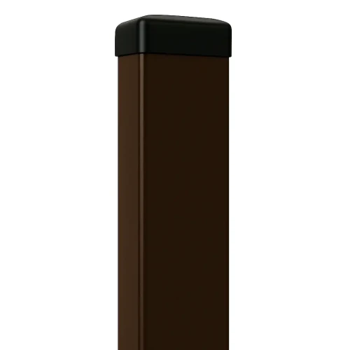 Hekpaal 60x40x1,2 mm, lengte 2,4 m, bruin GPV-700-68 (1)