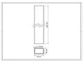 Hekpaal 60x40x1,2 mm, lengte 2,4 m, bruin GPV-700-68 (3)