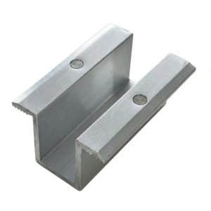 Middelklem H25 L50 - onbehandeld met aardingspen