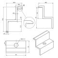 [RDY] Eindklem H40 L50 gelakt zwart PV-03-79 (2)