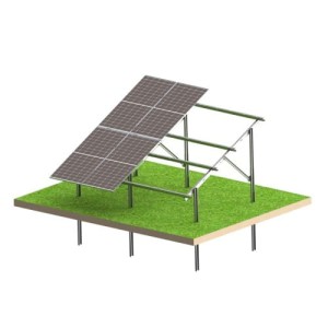 Zonne-energiesysteem N2V Ultra Strong – grondconstructie voor 8 PV-panelen