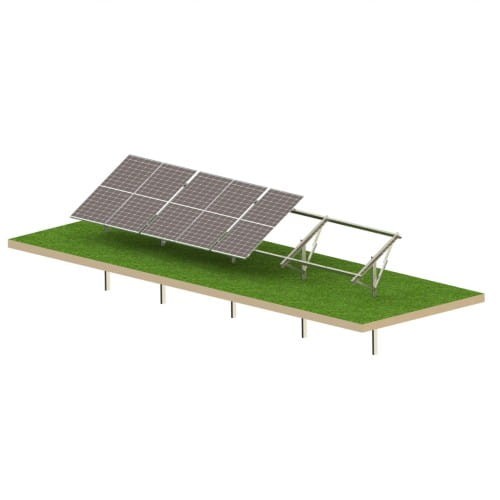 Grondconstructie voor zonnepaneel Strong 8 panelen Montagesysteem T1V GPV-T1V-S8 (1)