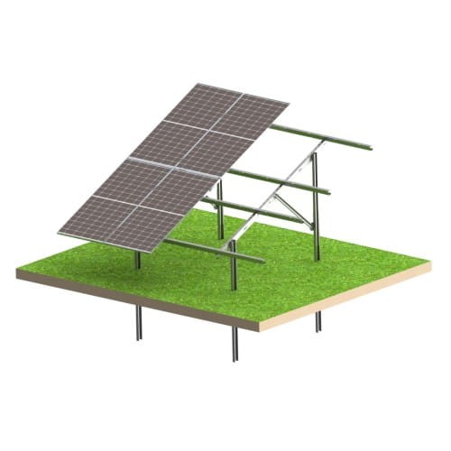 Solar KIT N2V Light – grondconstructie PV voor 8 panelen GPV-N2V-L8 (1)